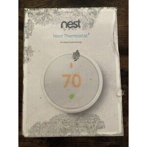Google Nest Thermostat E T4000ES Smart WiFi Programmable Thermostat New Sealed